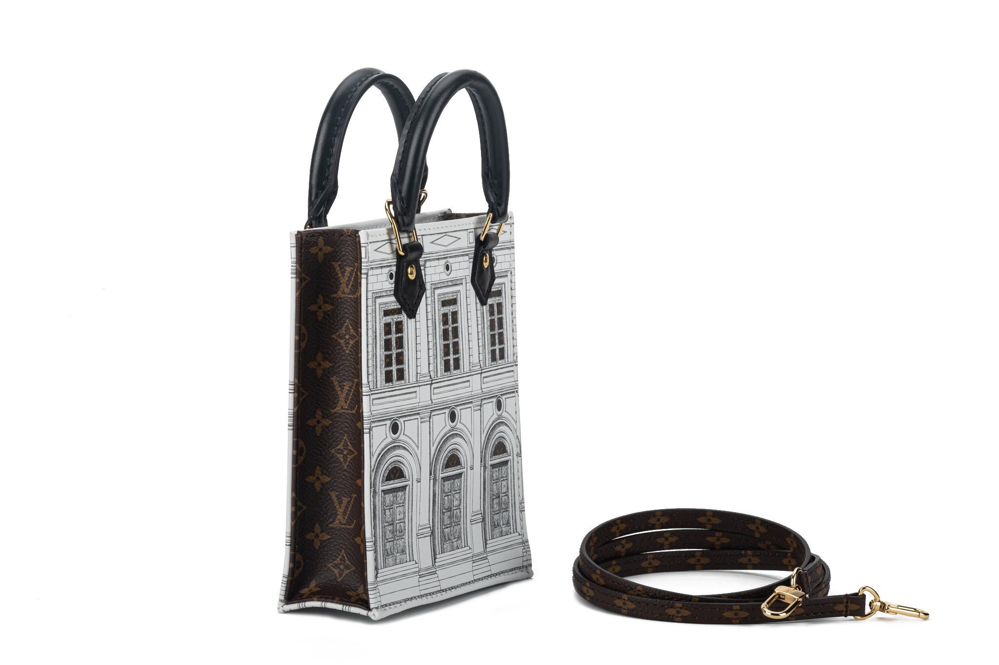 Louis Vuitton Limited Edition Fornasetti Sac Plat Tasche von Louis Vuitton Damen im Angebot