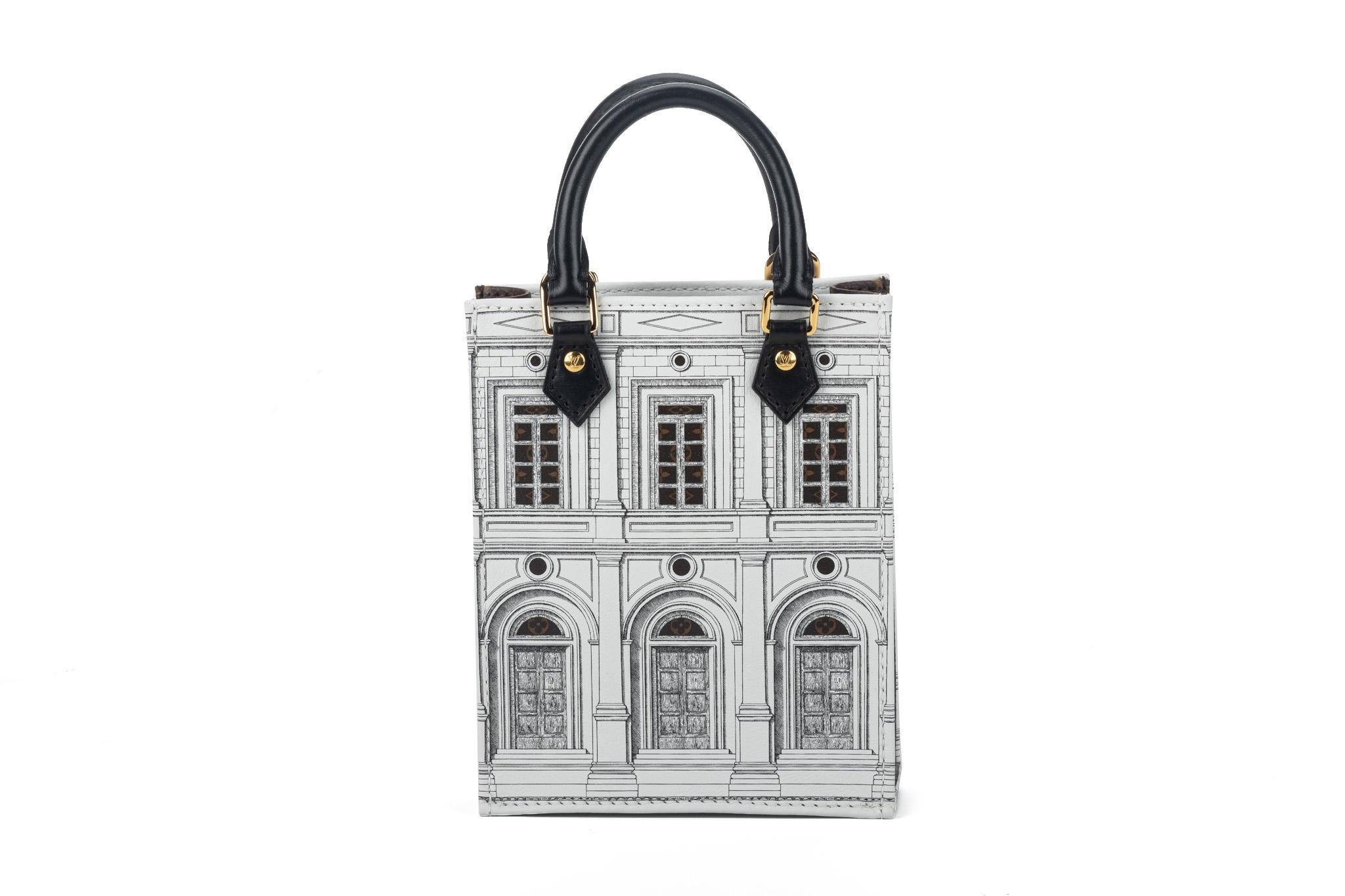 New Louis Vuitton Limited Edition Fornasetti Sac Plat Bag In New Condition For Sale In West Hollywood, CA