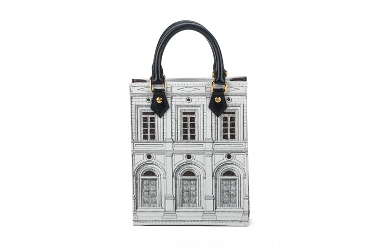 New Louis Vuitton Limited Edition Fornasetti Sac Plat Bag For Sale at  1stDibs