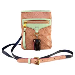 New Louis Vuitton Limited Edition Leather Underground Flat Crossbody Bag