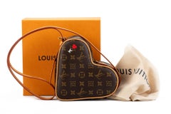 New Louis Vuitton Limited Edition Monogram Heart Crossbody Bag with Box