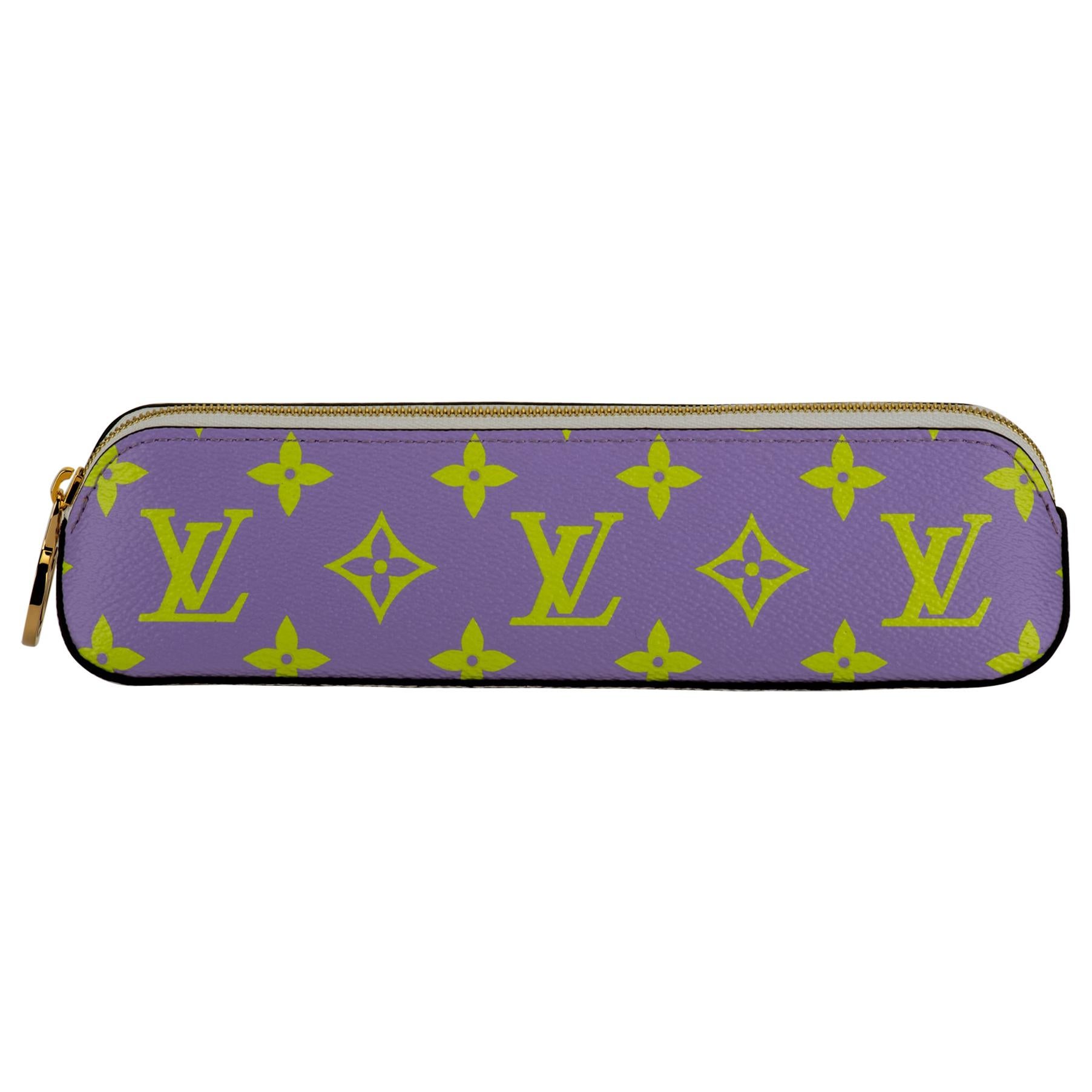 New Louis Vuitton Limited Edition Pastel Pencil Pouchette Bag