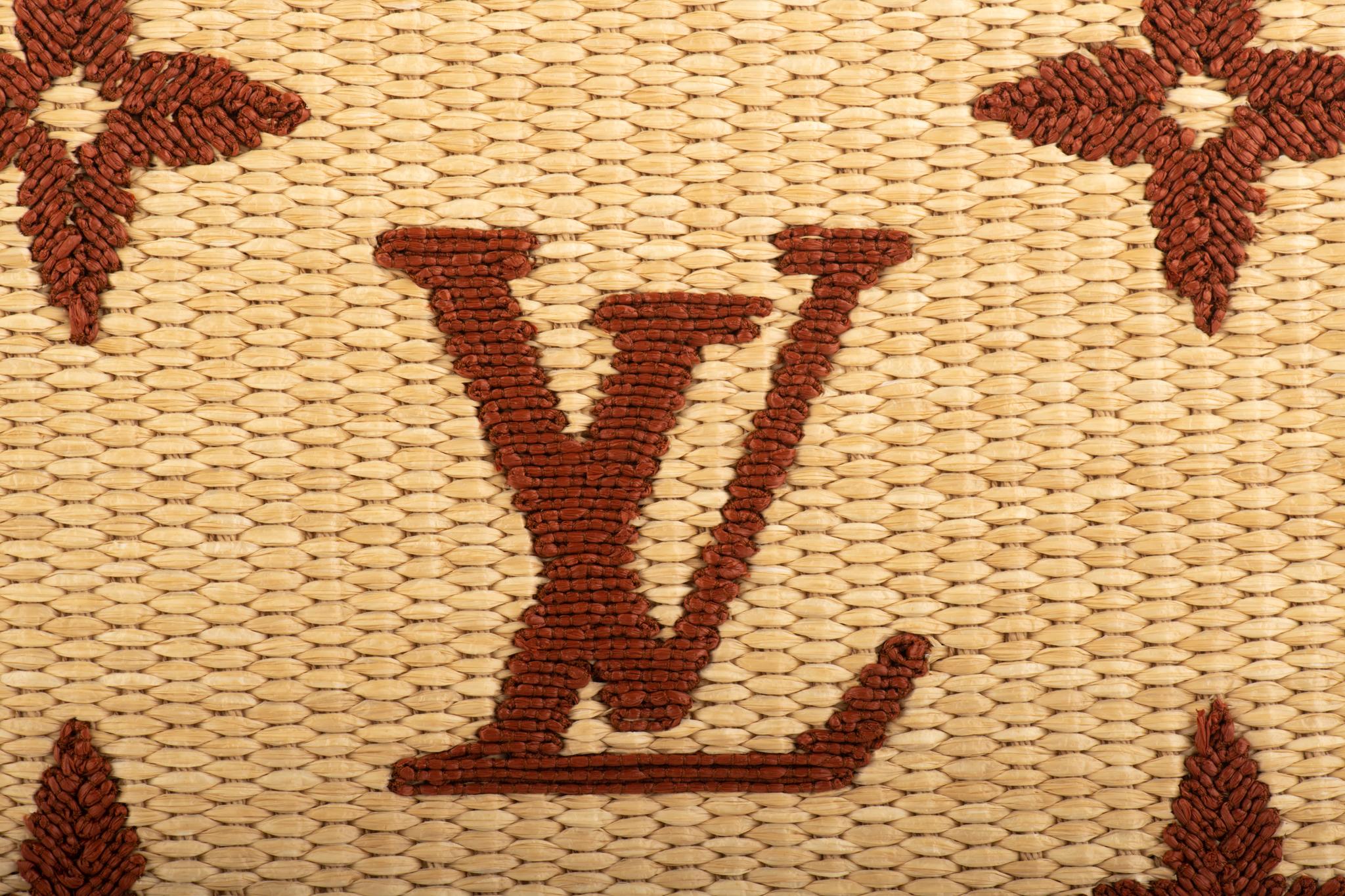 New Louis Vuitton Limited Edition Raffia Clutch Bag In New Condition In West Hollywood, CA