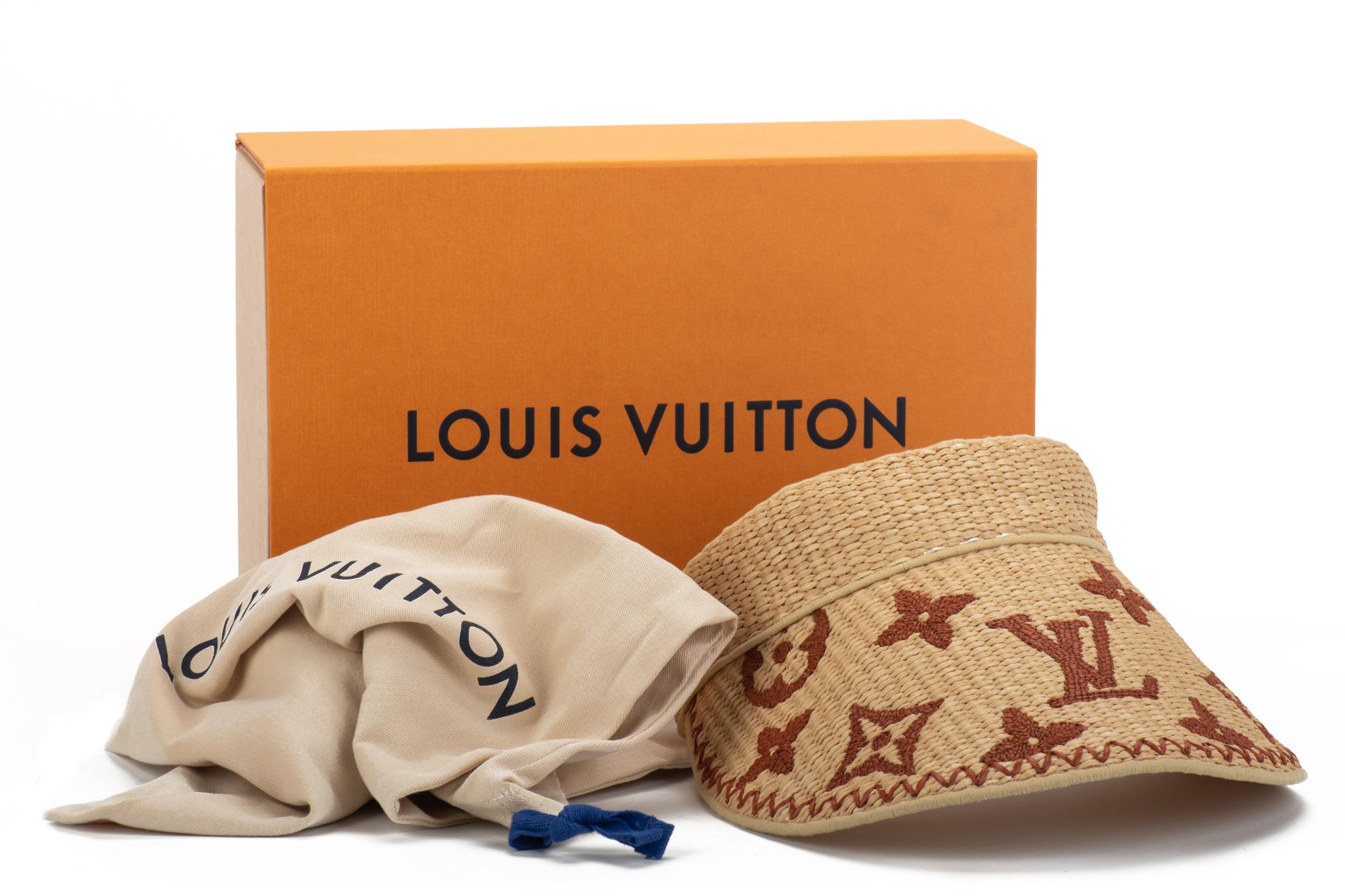 New Louis Vuitton Limited Edition Raffia Visor 1