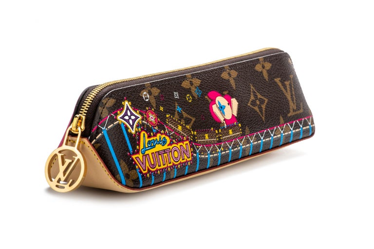 New Louis Vuitton Limited Edition Rollercoaster Pencil Case For