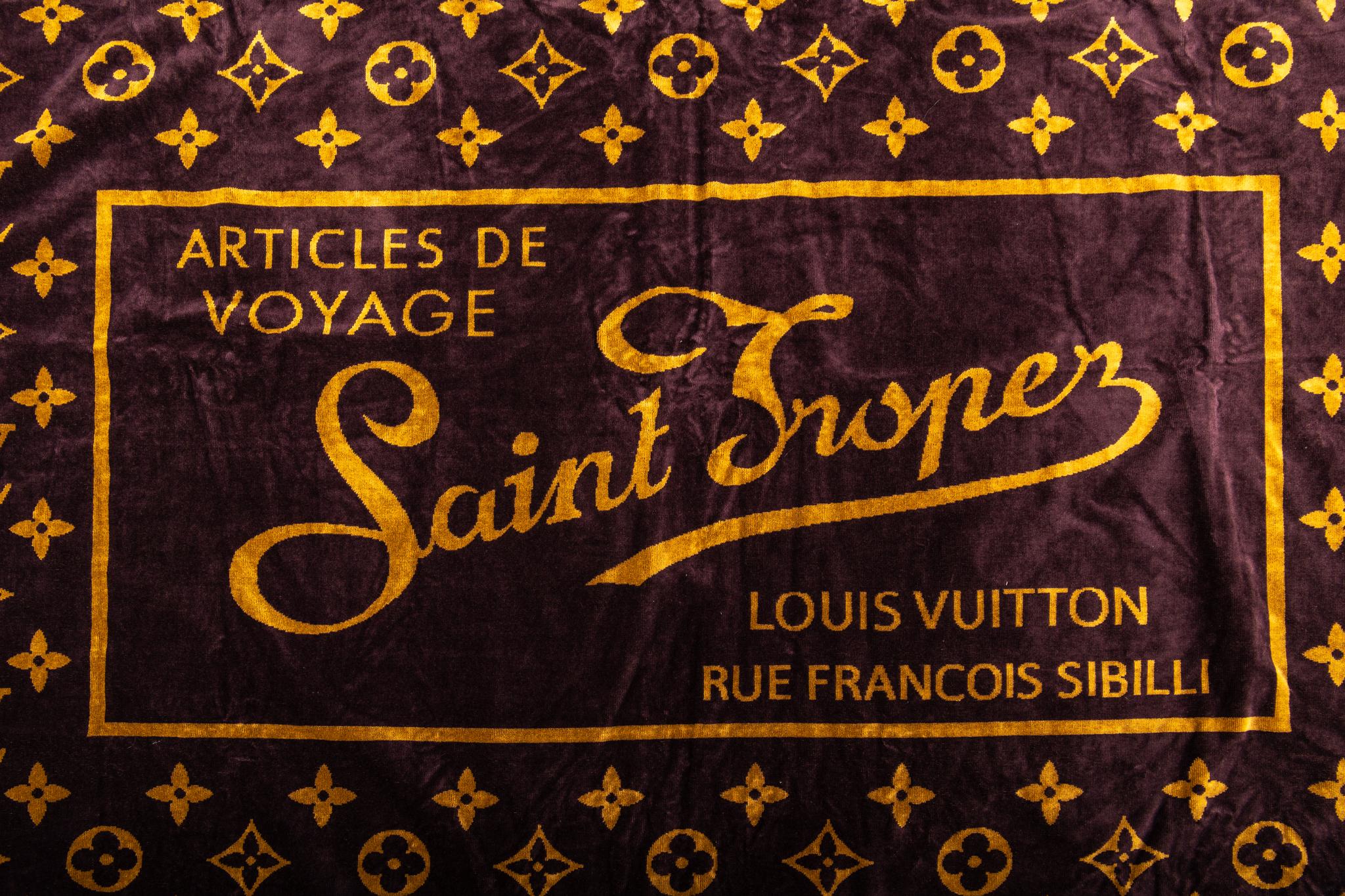 da uomo o donna Nuovo asciugamano oversize di Louis Vuitton in edizione limitata ST Tropez