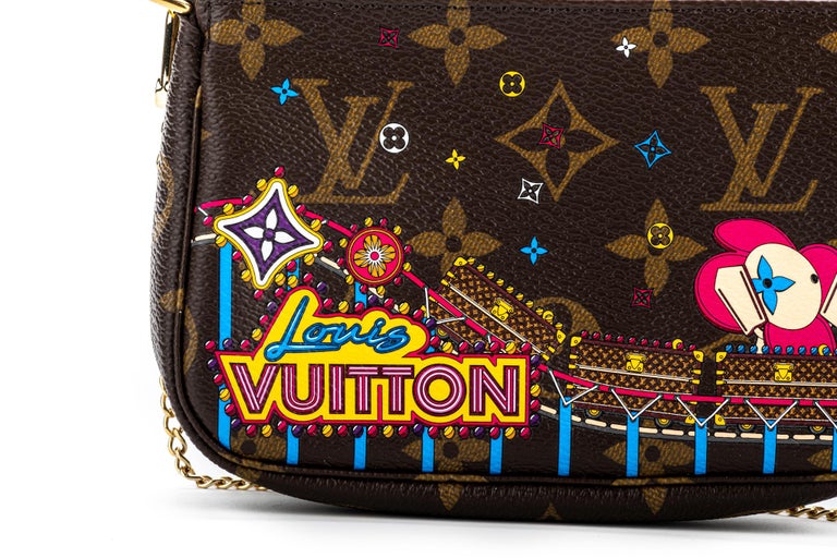 New Louis Vuitton Luna Park Christmas 20 Pochette Bag