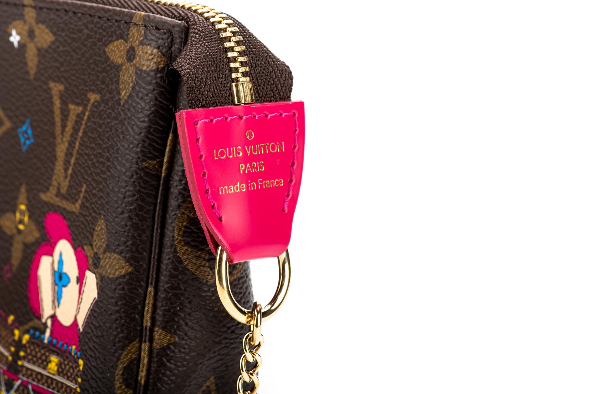 Women's New Louis Vuitton Luna Park Christmas 20 Pochette Bag For Sale