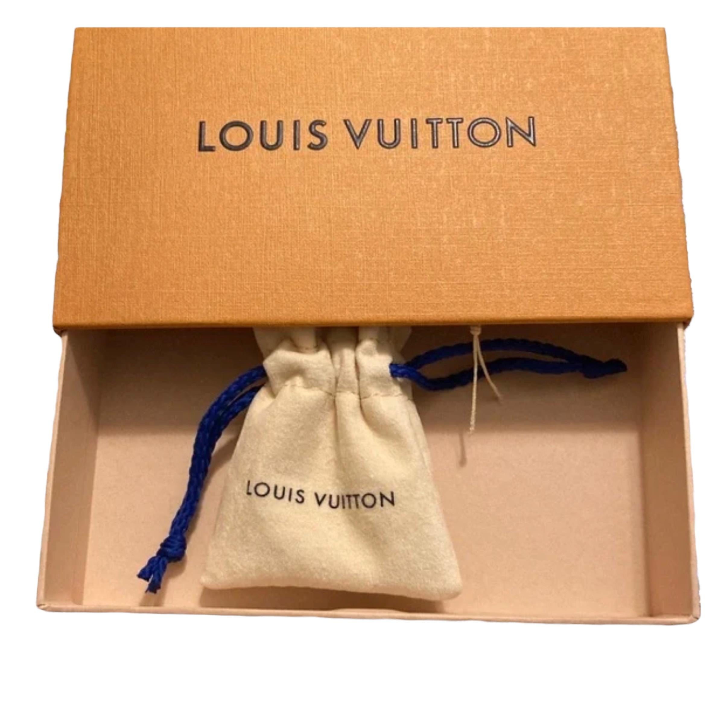 NEW Louis Vuitton LV Iconic Earrings Gold Hardware Cruise Collection M00610 For Sale 10