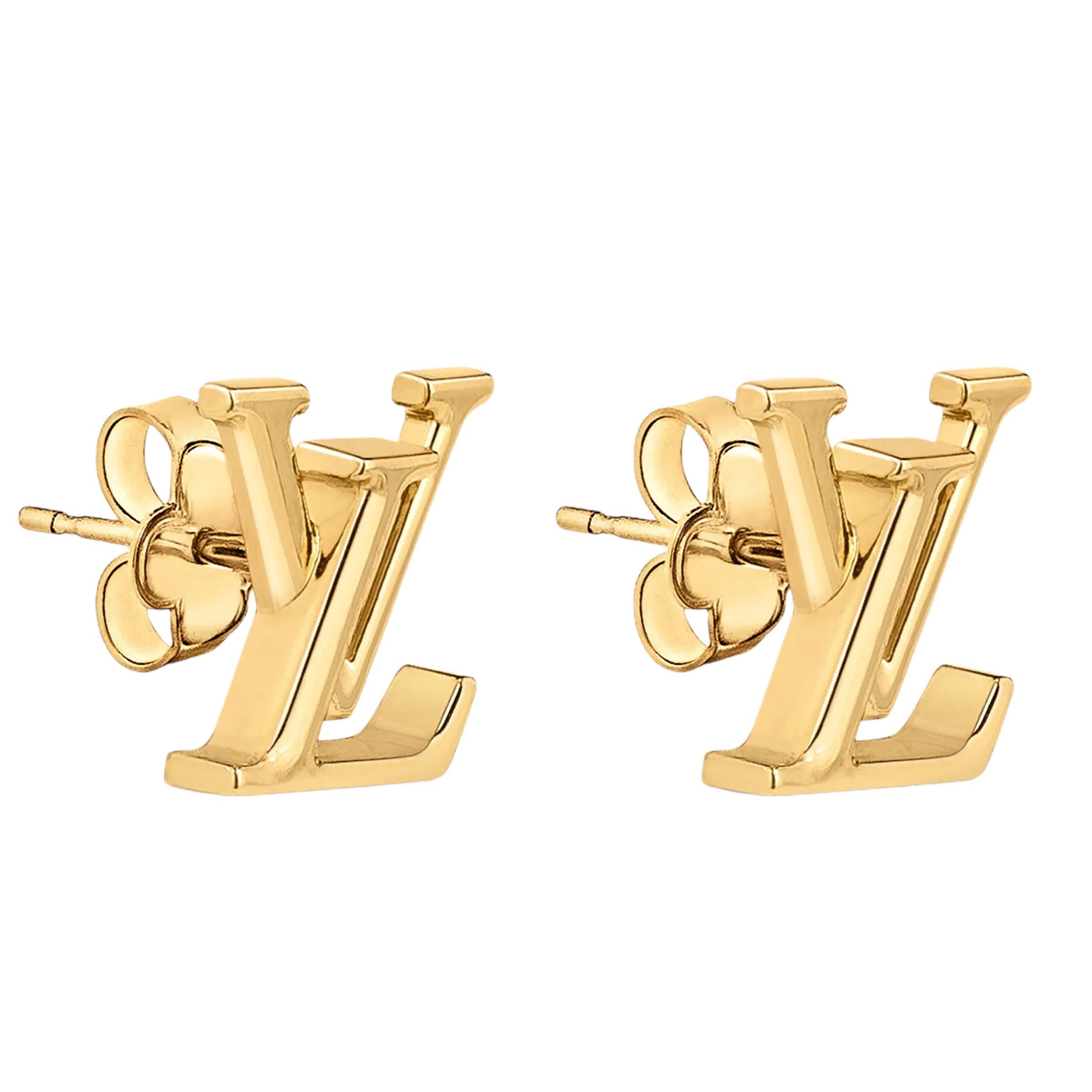 lv stud earrings dupe