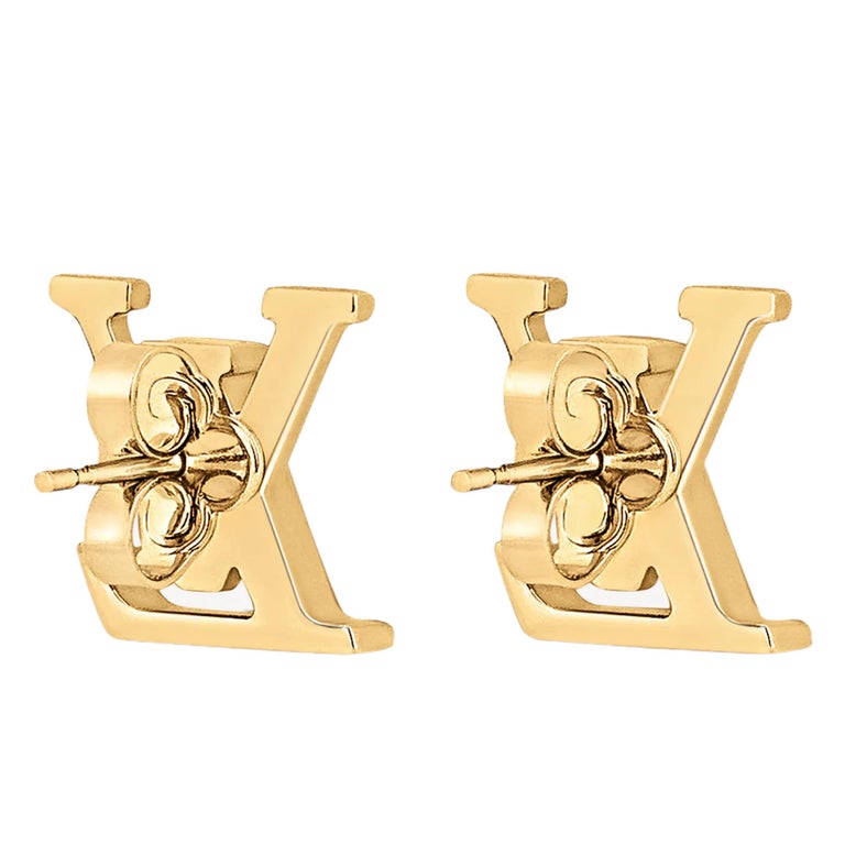Louis Vuitton Cruiser Earrings Gold-Finish Metal And Pearls - Praise To  Heaven