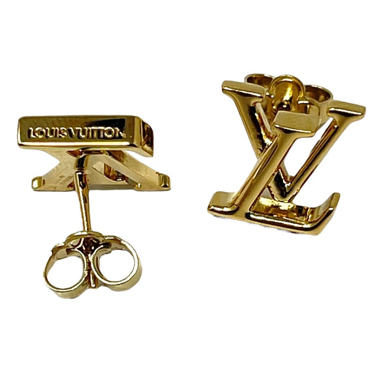 Louis Vuitton - LV Iconic Earrings - Metal - Gold - Women - Luxury
