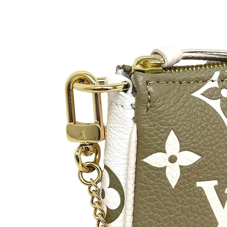 NEW Louis Vuitton LV Monogram Empreinte Leather Mini Pochette Accessories Clutch 9