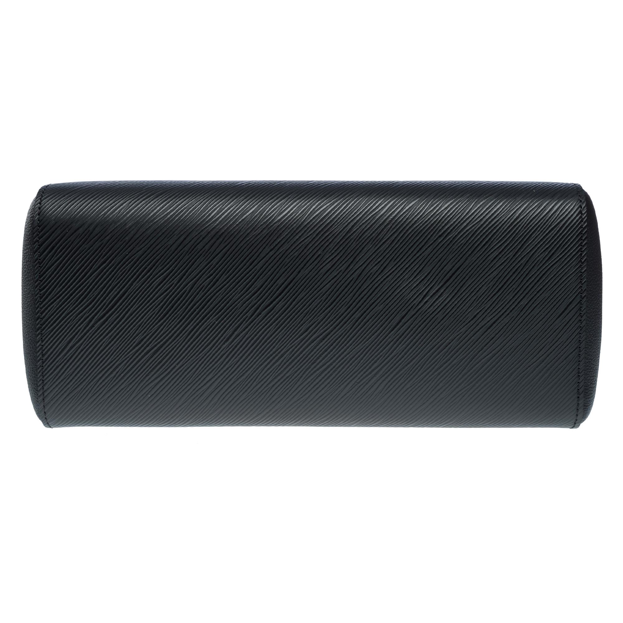 New Louis Vuitton Marelle MM handbag strap in black epi leather, GHW For Sale 7