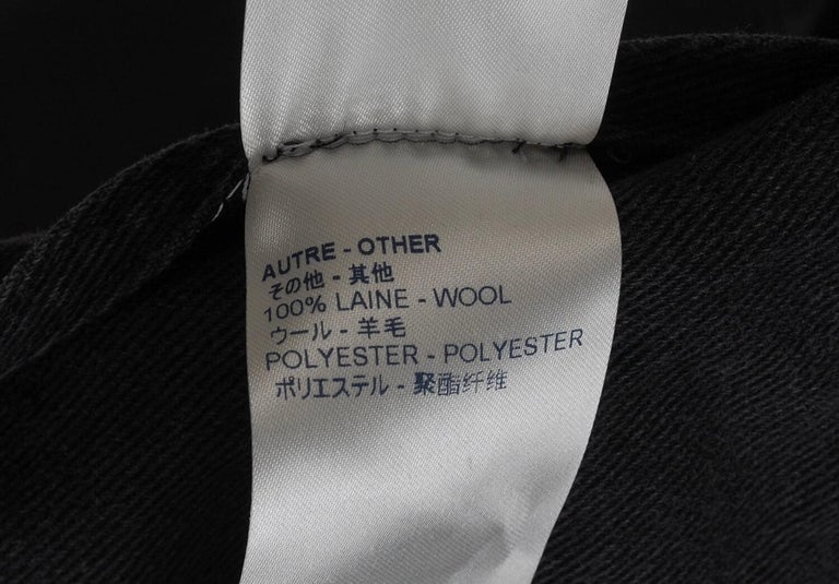 New Louis Vuitton Men Denim Hoodie Bomber Jacket Size 46IT(M/L)