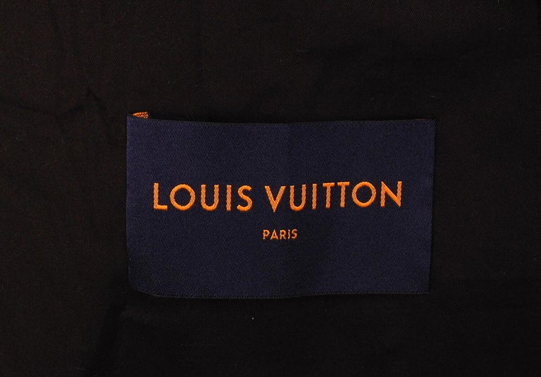 New Louis Vuitton Men Denim Hoodie Bomber Jacket Size 46IT(M/L) For Sale at  1stDibs