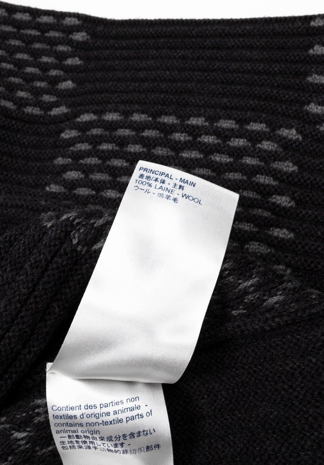 New Louis Vuitton Men Sweater Nigo Cardigan Size M, S1206 en vente 4