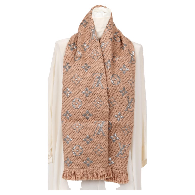 Louis Vuitton - Authenticated Logomania Scarf - Silk Brown Abstract for Women, Never Worn