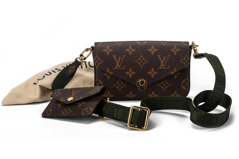 Neu Louis Vuitton Monogram Mini Felicie Multi Tasche im Angebot