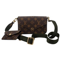 Louis Vuitton Monogram Mini Felicie Multi Tasche mit Monogramm
