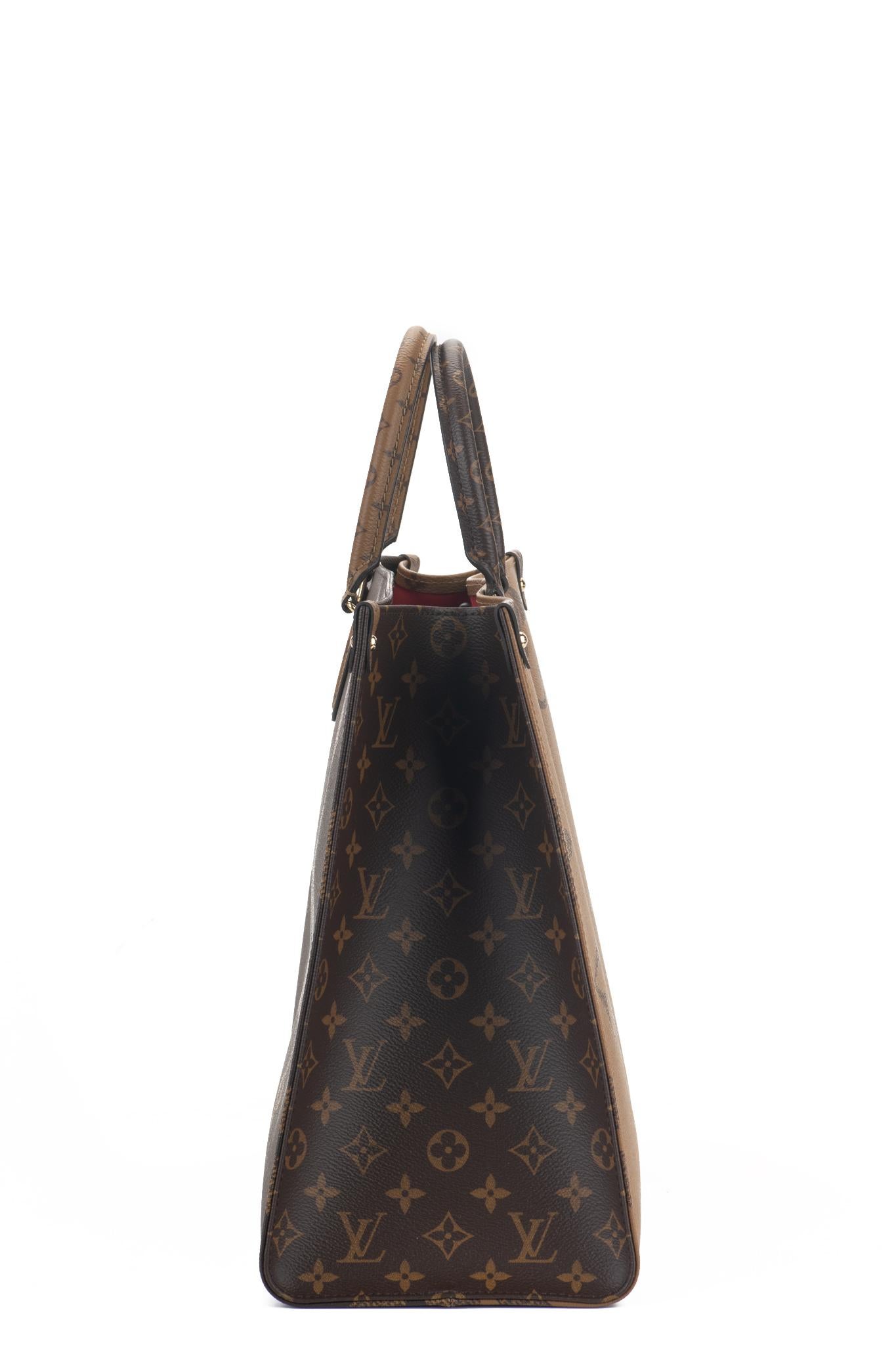 Black New Louis Vuitton Monogram On The Go Tote Bag