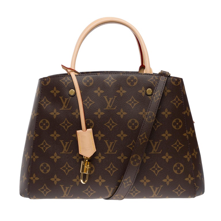 Louis Vuitton Montaigne Handbag Monogram Empreinte Leather MM at 1stDibs