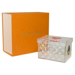 Neu Louis Vuitton Nigo transparente Schachtel mit Enten- und Tigerfiguren