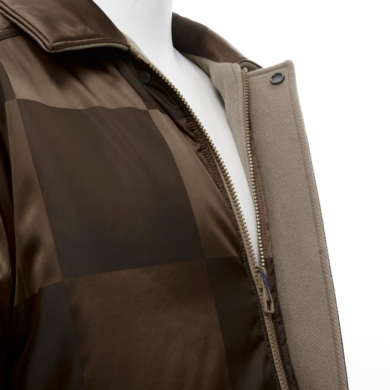 Louis Vuitton x Nigo Reversible Brown Bomber Jacket