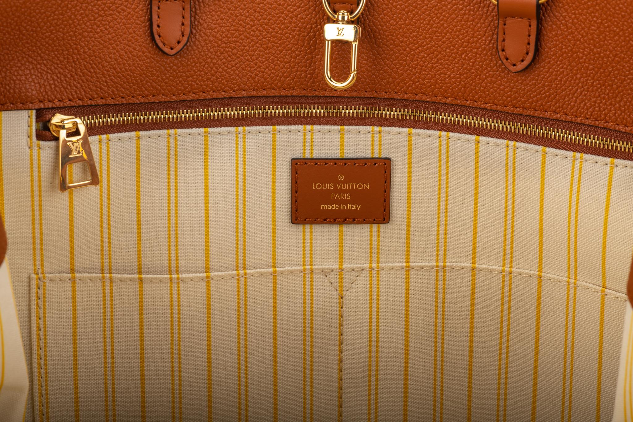 Women's New Louis Vuitton Raffia Limited.Edition On The Go Bag with Box
