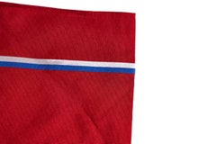 New Louis Vuitton Red Blue Cotton Pocket Square Scarf