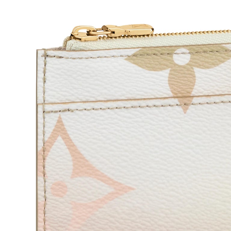 Louis Vuitton, Bags, New Louis Vuitton Sunset Khaki Slim Purse Wallet  Clutch Card Case Spring City