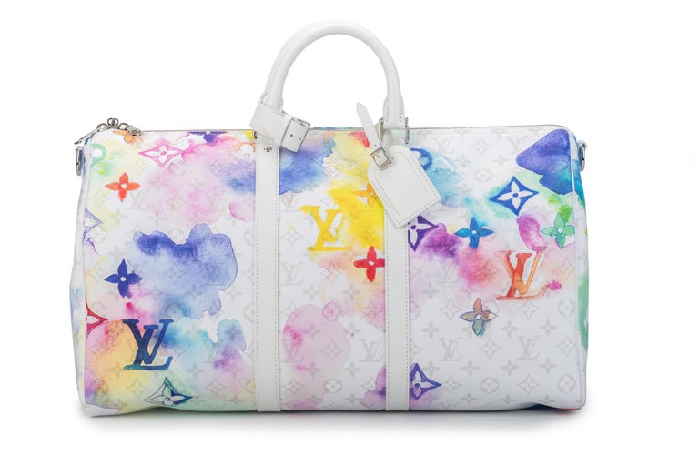 Louis Vuitton Sunset Canvas Keepall 50 For Sale at 1stDibs