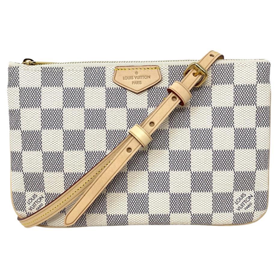 NEW Louis Vuitton Mini Twist shoulder bag in White Crocodile leather