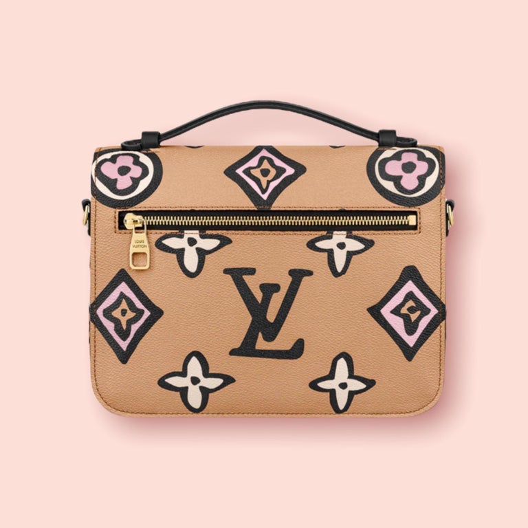 Louis Vuitton Pochette Metis Wild at Heart Arizona Beige in Coated Canvas  with Gold-tone - US