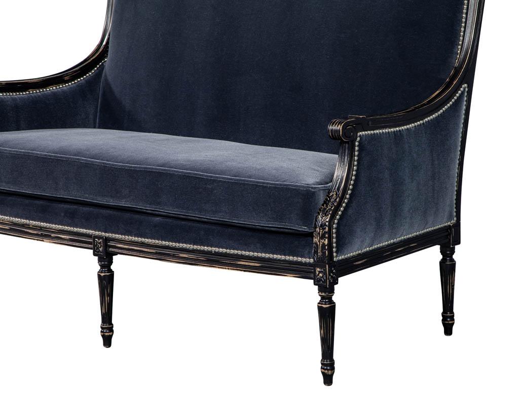 Neu Louis XVI Stil Distressed Settee Chaise Love Seat (Louis XVI.)