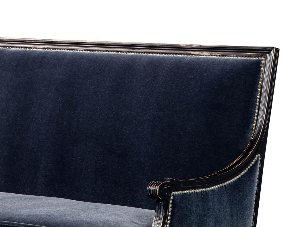 Neu Louis XVI Stil Distressed Settee Chaise Love Seat (Italienisch)
