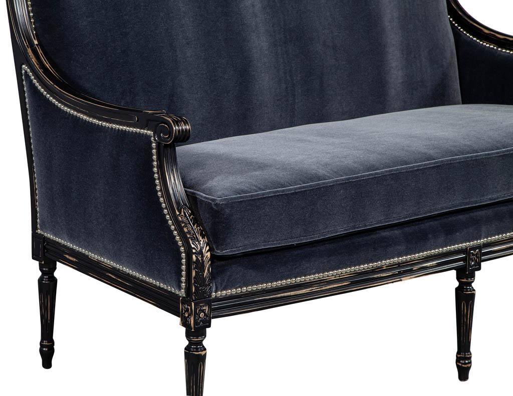 Neu Louis XVI Stil Distressed Settee Chaise Love Seat 2