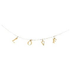 New Love Bracelet on Adjustable Chain in 18ct Yellow Gold