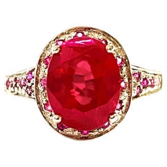 New Madagascar Red and Pink Ruby Sterling Ring
