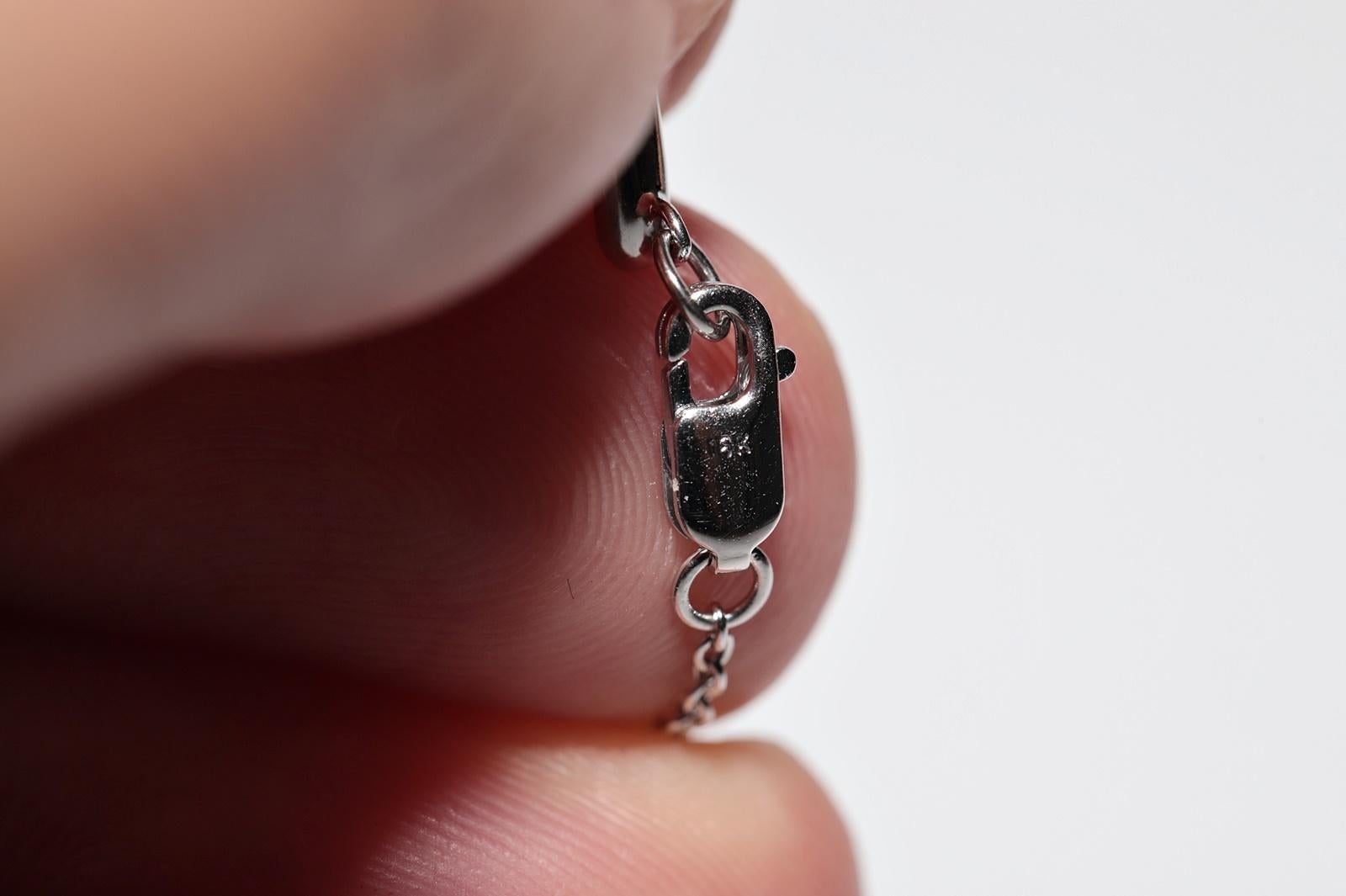 Neu Hergestellter 18k Gold Natürlicher Baguetteschliff Diamant-Armreif mit Baguetteschliff Dekoriert im Angebot 11