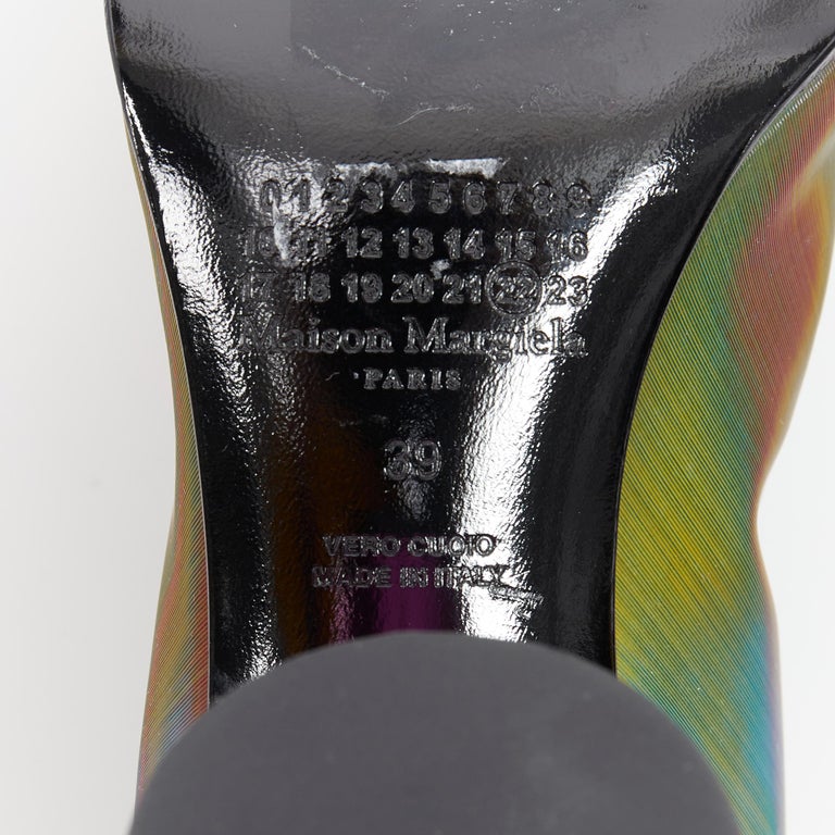 maison margiela holographic boots