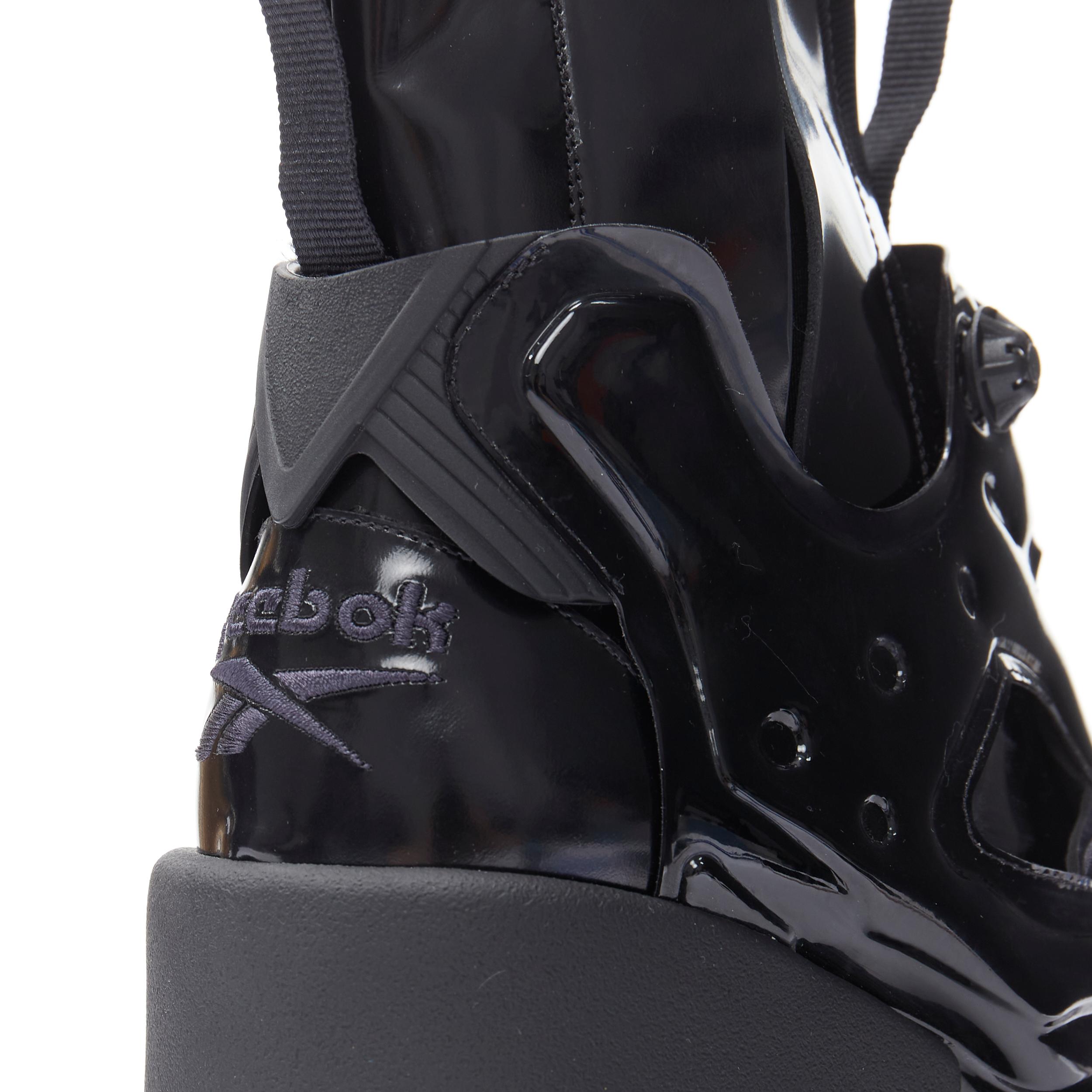 new MAISON MARGIELA REEBOK 2020 Runway Tabi Instapump black sneaker boot EU37 2