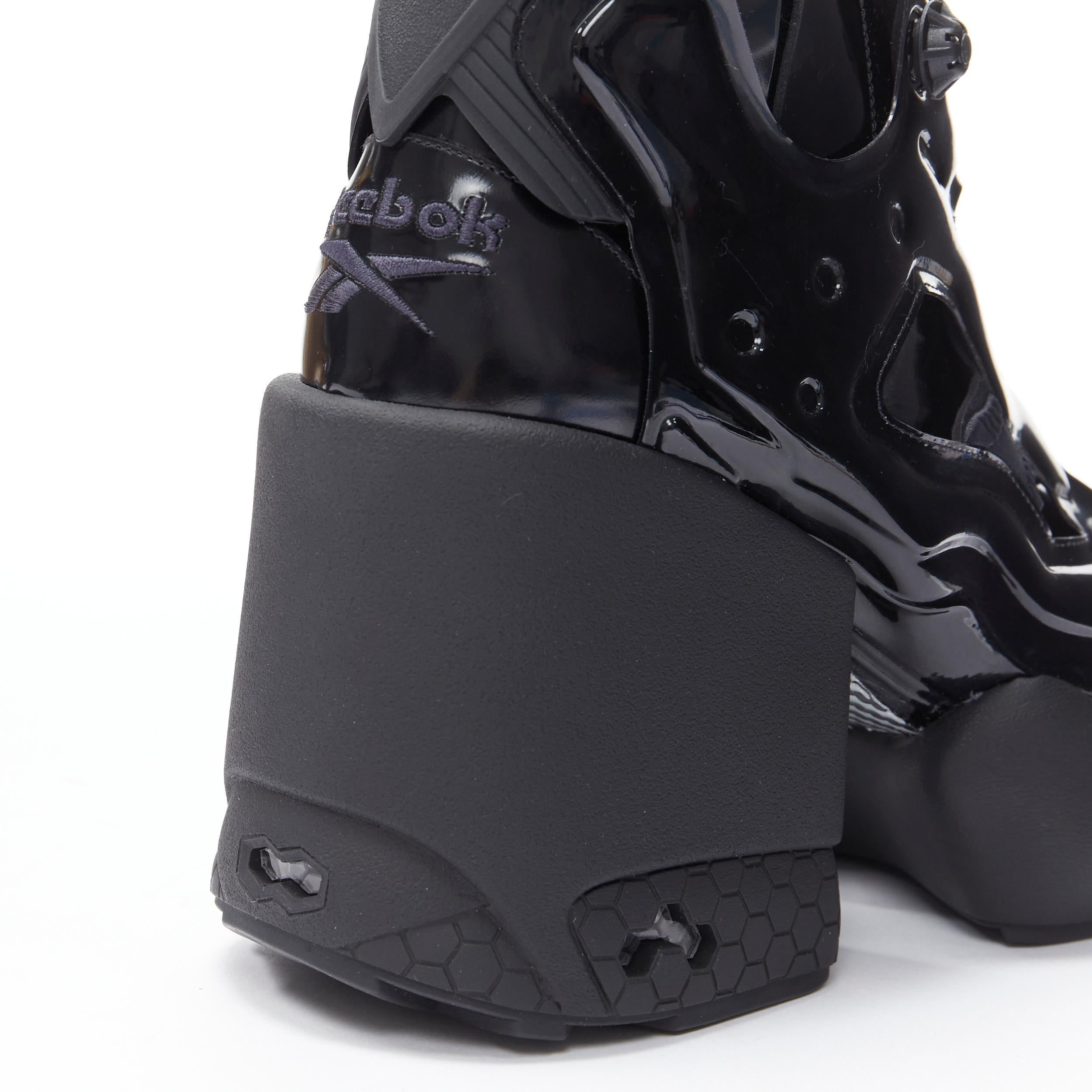 new MAISON MARGIELA REEBOK 2020 Runway Tabi Instapump black sneaker boot EU37 6