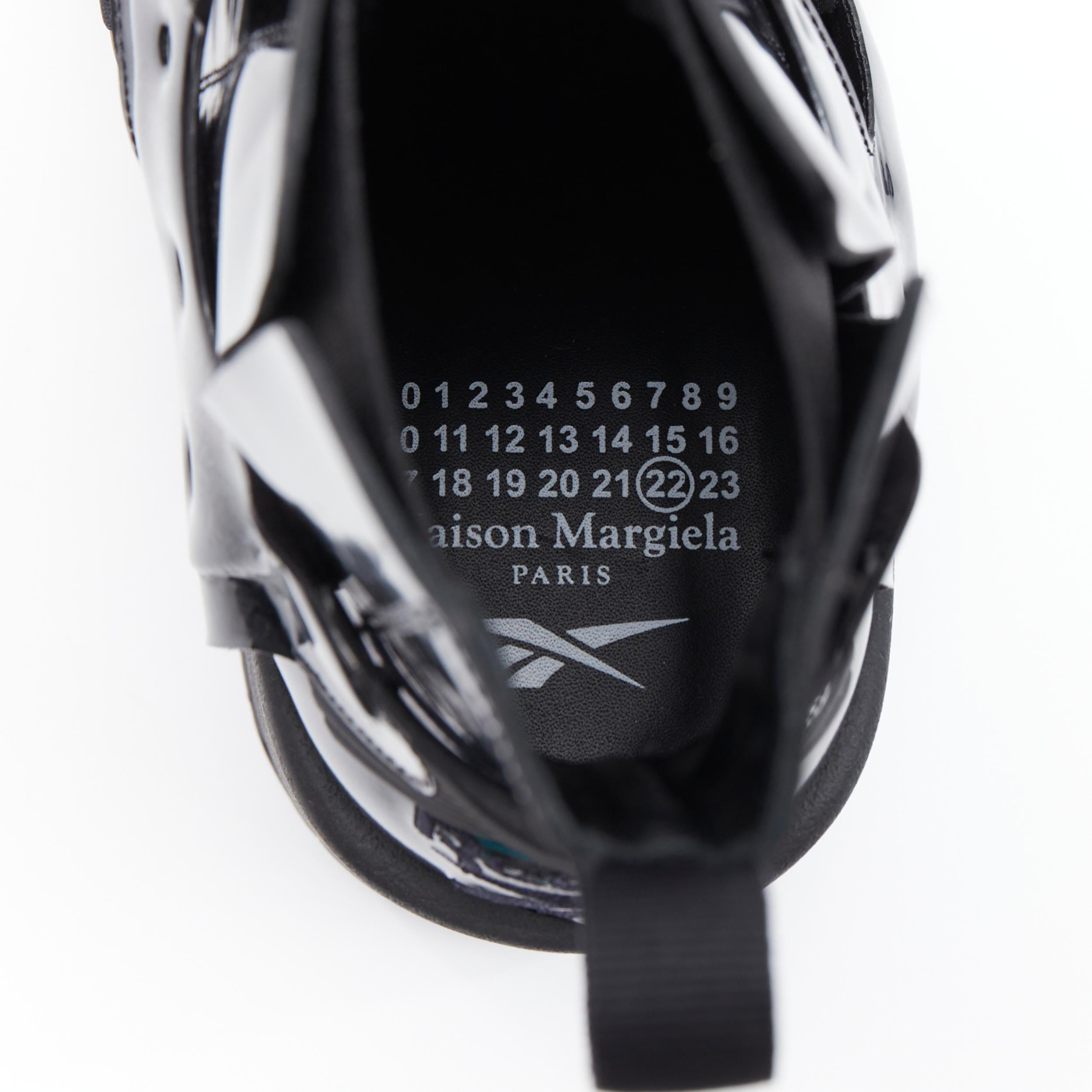 new MAISON MARGIELA REEBOK 2020 Runway Tabi Instapump black sneaker boot EU37 4