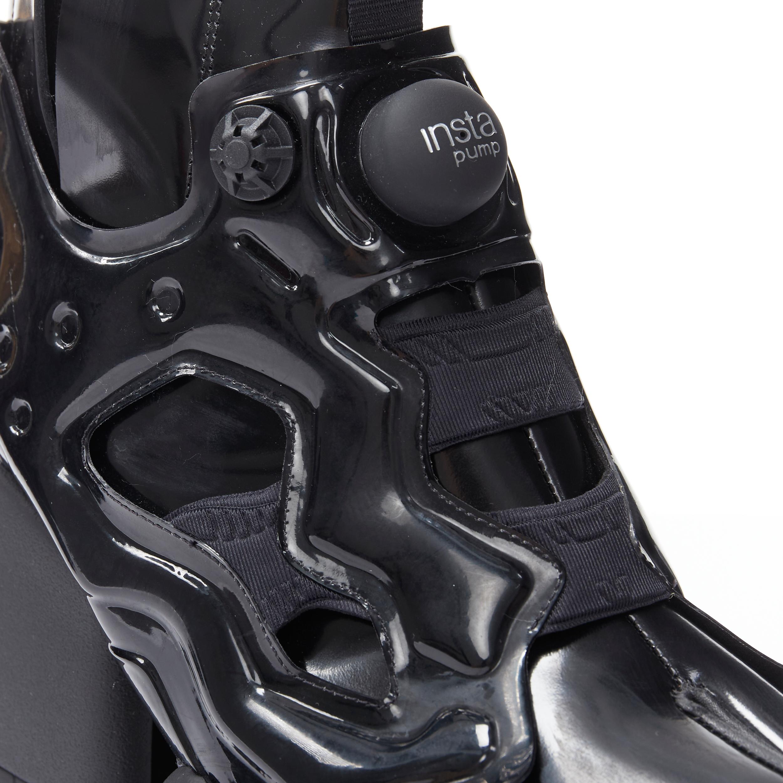 new MAISON MARGIELA REEBOK 2020 Runway Tabi Instapump black sneaker boot EU37 1