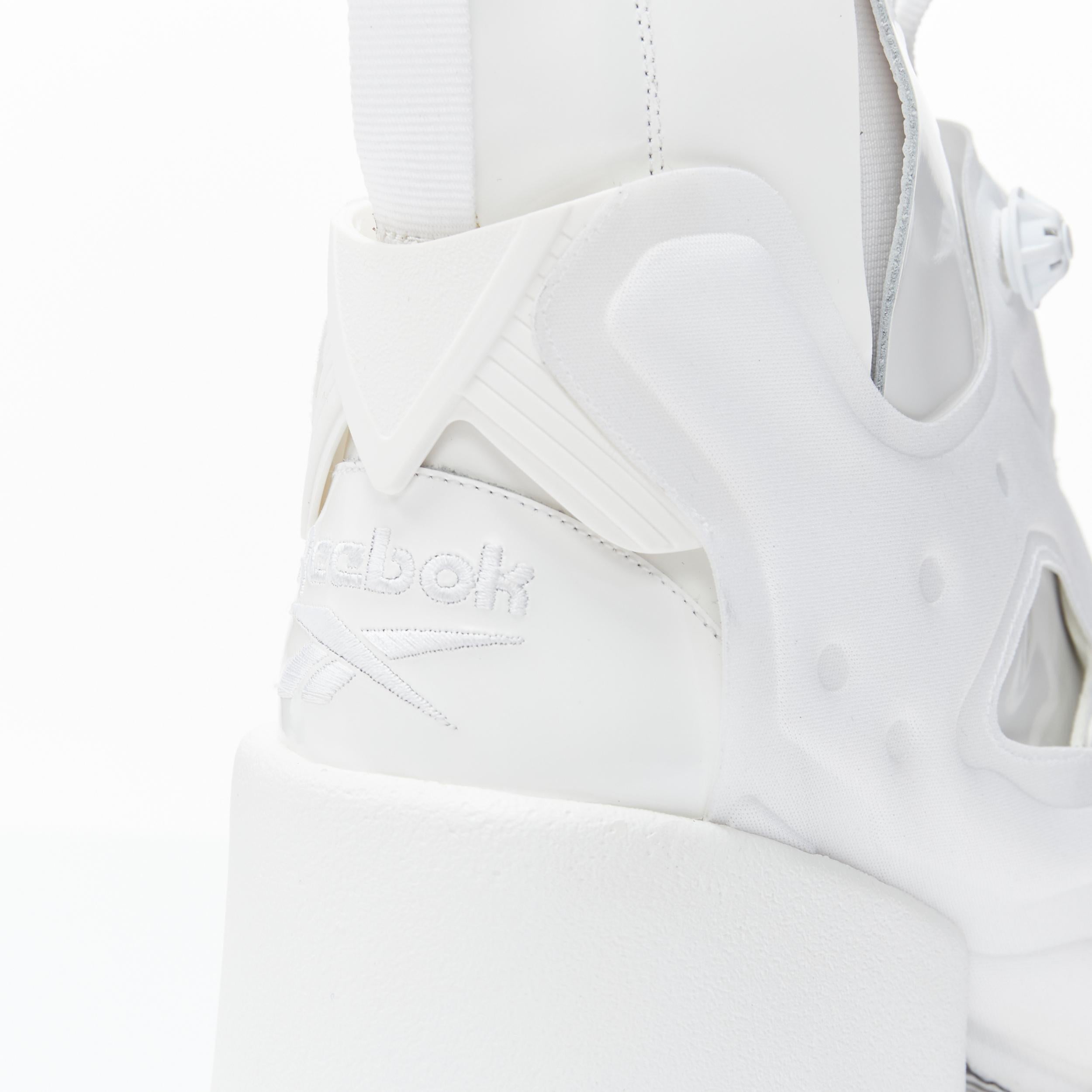new MAISON MARGIELA REEBOK 2020 Runway Tabi Instapump white heel sneaker  EU36 1