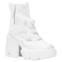 new MAISON MARGIELA REEBOK 2020 Runway Tabi Instapump white sneaker boot EU37