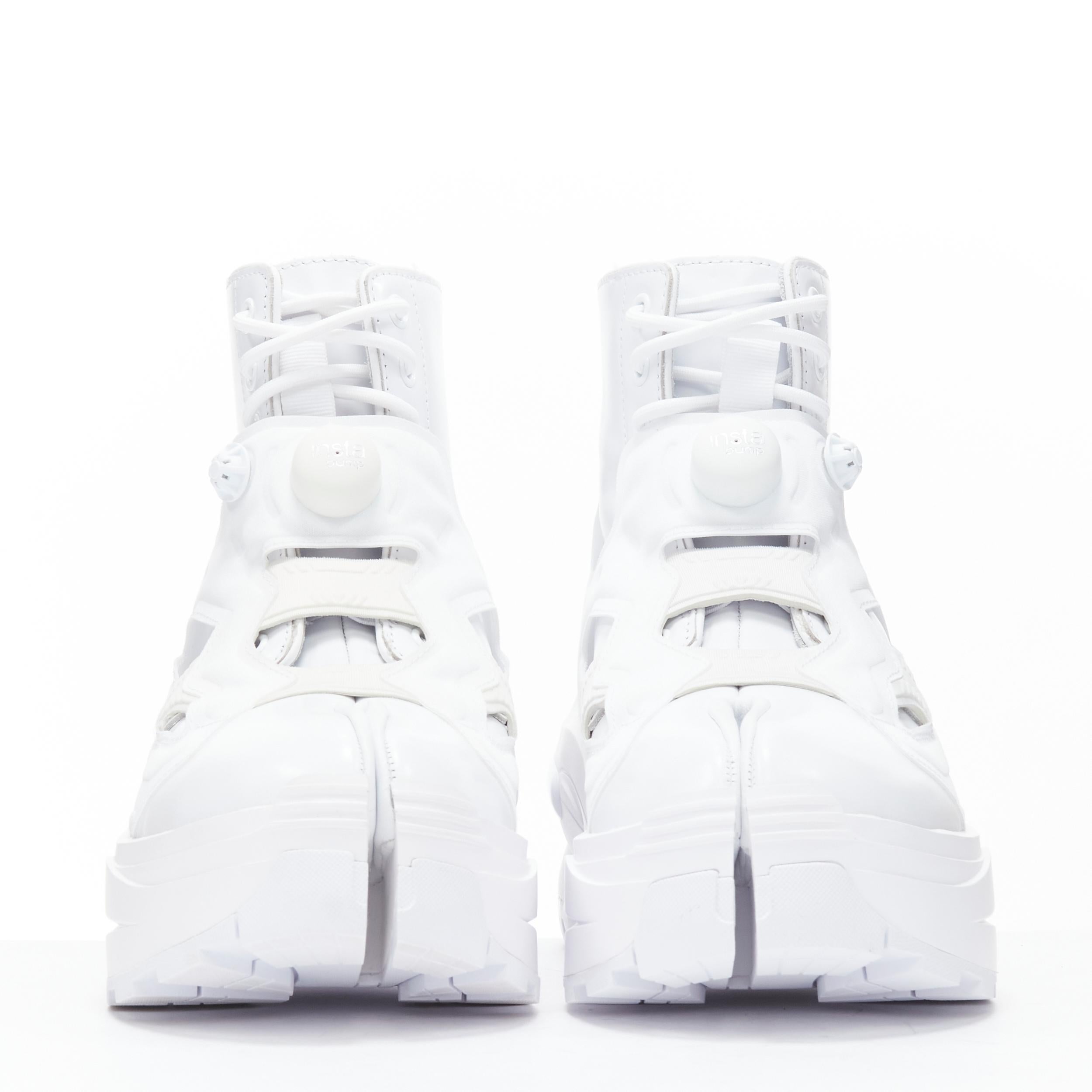 Gray new MAISON MARGIELA REEBOK 2020 Runway Tabi Instapump white sneaker  boot EU39