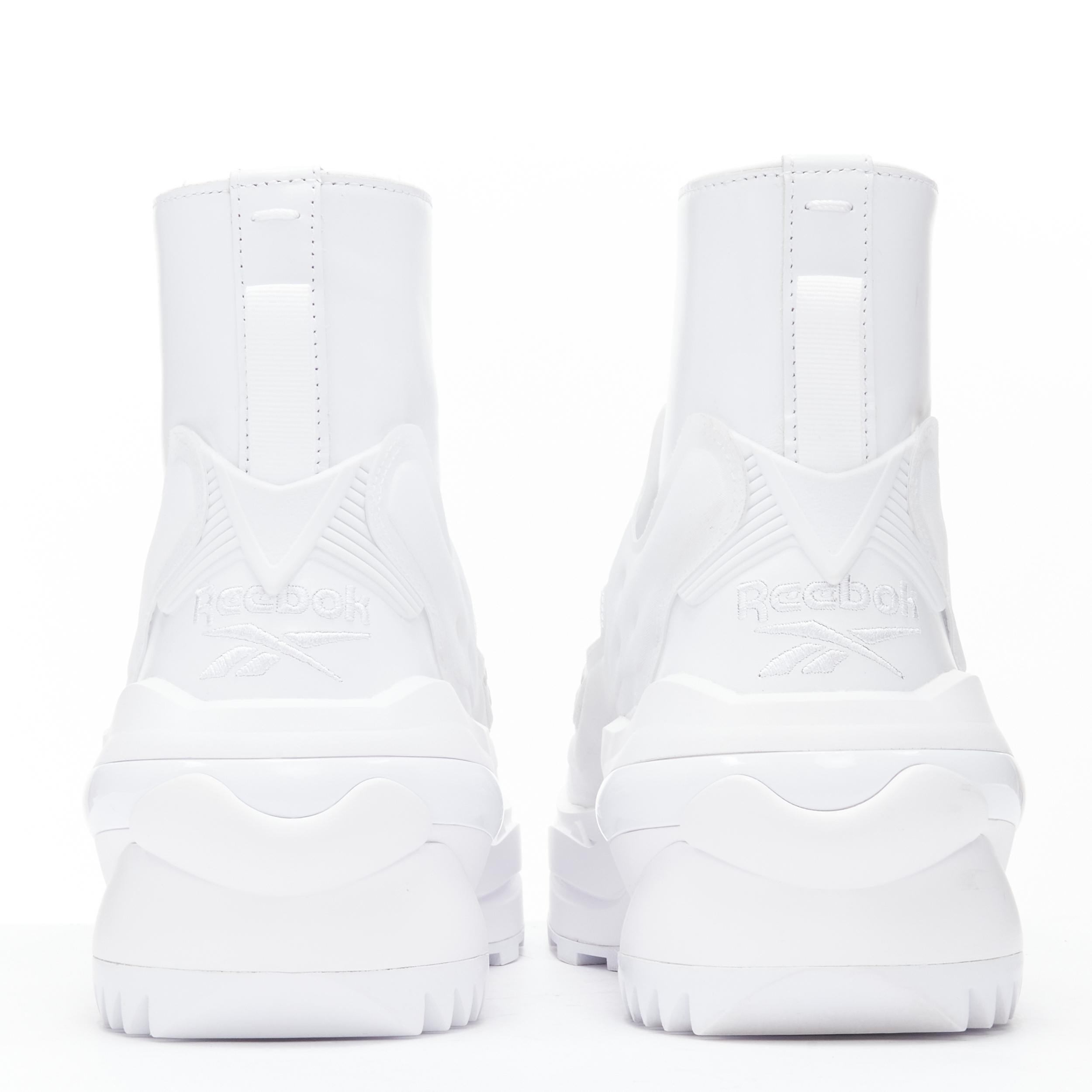 Women's new MAISON MARGIELA REEBOK 2020 Runway Tabi Instapump white sneaker  boot EU39