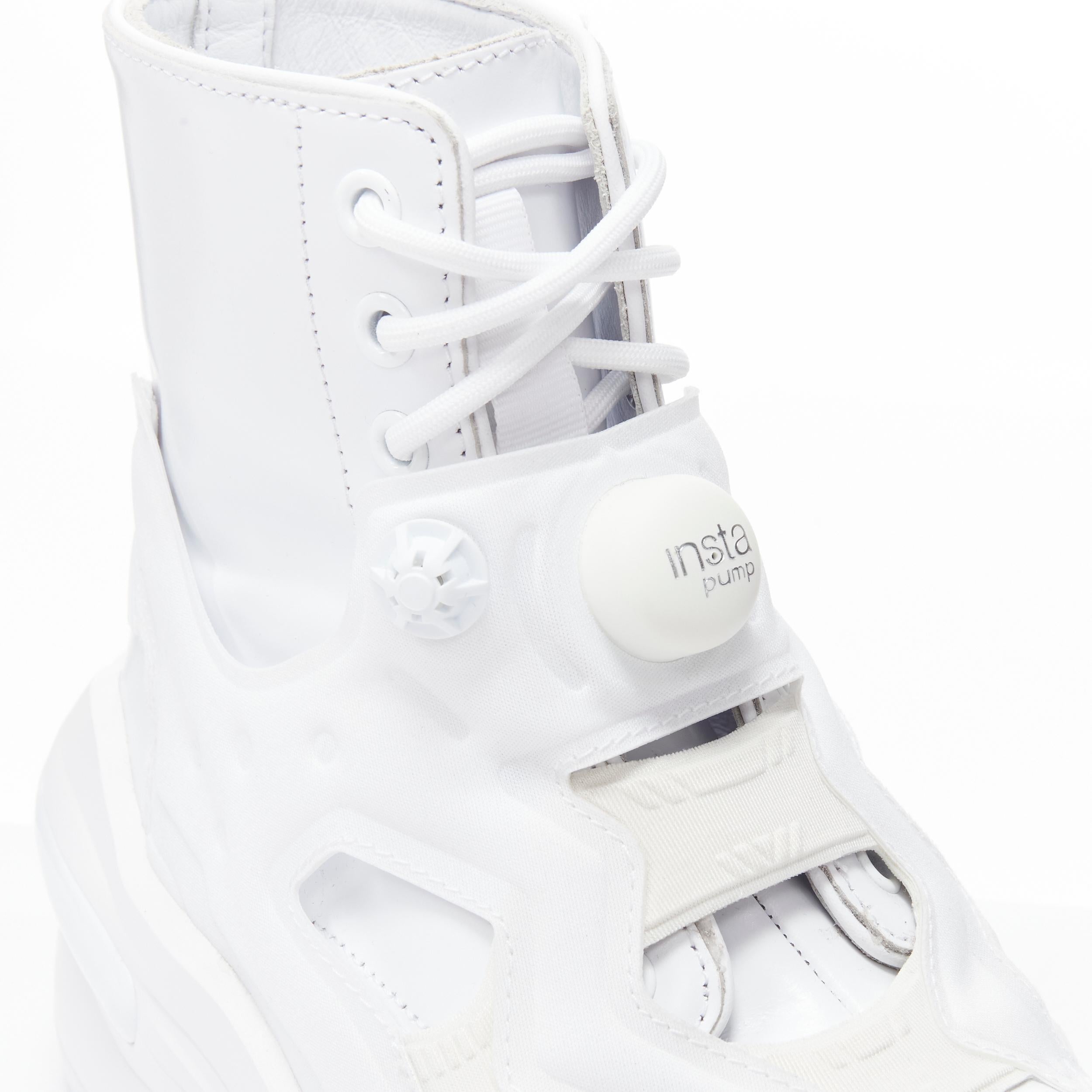 new MAISON MARGIELA REEBOK 2020 Runway Tabi Instapump white sneaker  boot EU39 4